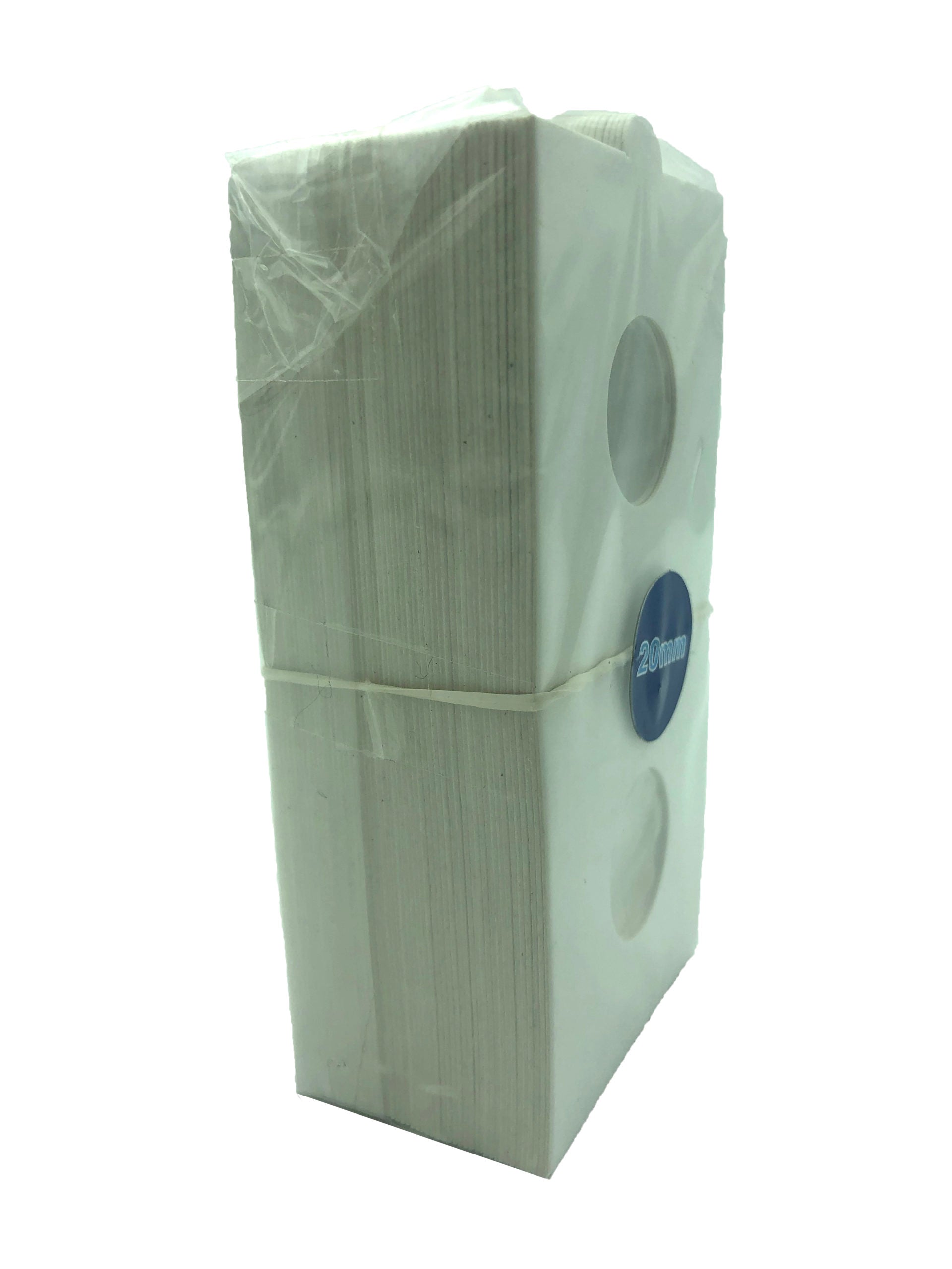 Pack de 50 cartones protectores para monedas con celofán, color blanco cartón premium, libres de ácidos y PVC, disponibles en 12 tamaños, ideales para coleccionistas. Pack de 50 cartones protectores para monedas con celofán, color blanco cartón premium, libres de ácidos y PVC, disponibles en 12 tamaños, ideales para coleccionistas.